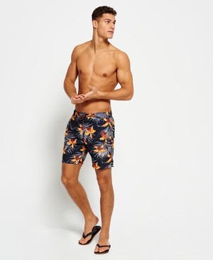 Superdry Vacation Paradise Swim Férfi Rövidnadrág Sötét Szürke | FWNEO5916